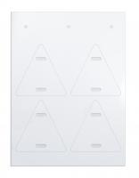 ДКС CIC58554TRW Маркировка для кабеля треугольник 58/55