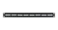 NIKOMAX NMC-RP48UD2-1U-BK Патч-панель NIKOMAX 19", 1U, 48 портов, Кат.5e, RJ45/8P8C, 110/KRONE, T568A/B, неэкранированная, с органайзером, черная