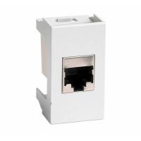 ДКС 45118 Розетка RJ-12, Viva, 1 мод., серая