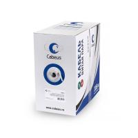 Cabeus UTP-4P-Cat.5e-SOLID-WH Кабель витая пара UTP (U/UTP), категория 5e, 4 пары (24 AWG), одножильный, PVC нг(А)-LS, белый (305 м) Cabeus UTP-4P-Cat.5e-SOLID-WH Кабель витая пара UTP (U/UTP), категория 5e, 4 пары (24 AWG), одножильный, PVC нг(А)-LS, белый (305 м)