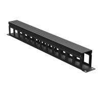 ДКС R5CP1961HEB Организатор кабельный с крыш/отв 19" 1U, 60 мм RAL9005