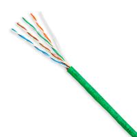 Cabeus UTP-4P-Cat.5e-SOLID-LSLTx-GN-25 Кабель витая пара UTP (U/UTP), категория 5e, 4 пары (24 AWG), одножильный, нг(А)-LSLTx, зеленый (25 м)
