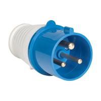 EKF ps-013-16-220 Вилка кабельная 013 16А 2Р+PЕ IP44 переносная 220В