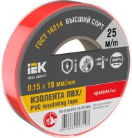 IEK EX-IZ10-C15-19-25-K04 MIXTAPE 7 Изолента 0,15х19мм красная 25м