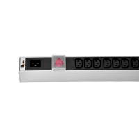 Rem R-16-36C13-6C19-V-1420 Вертикальный блок розеток Rem-16, 1 фаза 16A, выключатель, 36хC13, 6хC19, 1420 мм, вх C20 IEC 320