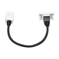 IEK PR-KK40D-RH-0-1-K01 PRIMER РКМ-10-00-П Розетка HDMI M/M (1 модуль) белая