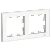 Systeme Electric ATN200102 AtlasDesign ART 2-постовая рамка, белый Systeme Electric ATN200102 AtlasDesign ART 2-постовая рамка, белый