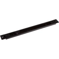 LANMASTER LAN-DC-TLBRP-1U 19" панель с щеточным вводом 1U, быстросъемная, черная LANMASTER LAN-DC-TLBRP-1U 19" панель с щеточным вводом 1U, быстросъемная, черная
