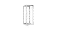 TLK TRD-336010-R-GY Монтажная стойка двухрамная с разборной рамой 19", 33U, Ш600xВ1595xГ1000мм, с кр