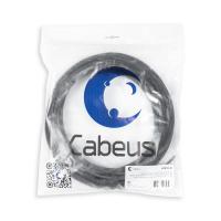 Cabeus UTP-4P-Cat.5e-SOLID-LSZH-BK-20 Кабель витая пара UTP (U/UTP), категория 5e, 4 пары (24 AWG), одножильный, черный, LSZH, нг(А)-HF, (20 м)