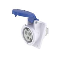 ДКС DIS4131663 Розетка панельная с наклоном IP44 16А 2P+E 230В