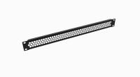 DANNMAN FPP-1U-RAL9005 Фальш-панель перфорированная на 1U, черная