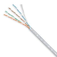 Cabeus UTP-4P-Cat.5e-SOLID-LSZH-GY-50 Кабель витая пара UTP (U/UTP), категория 5e, 4 пары (24 AWG), одножильный, серый, LSZH, нг(А)-HF, (50 м)