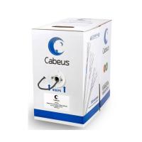 Cabeus FTP-4P-Cat.5e-PATCH-LSZH-BK Кабель витая пара FTP (F/UTP), категория 5e, 4 пары, 7x0.16 мм (26 AWG), многожильный (patсh), черный, LSZH, нг(А)-HF, (305 м)