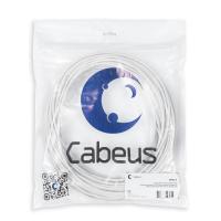 Cabeus UTP-4P-Cat.5e-SOLID-GY-25 Кабель витая пара UTP (U/UTP), категория 5e, 4 пары (24 AWG), одножильный, PVC нг(А)-LS, серый (25 м) Cabeus UTP-4P-Cat.5e-SOLID-GY-25 Кабель витая пара UTP (U/UTP), категория 5e, 4 пары (24 AWG), одножильный, PVC нг(А)-LS, серый (25 м)