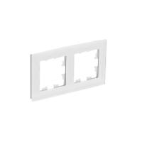 Systeme Electric ATN360102 AtlasDesign Nature 2-постовая рамка, натуральное стекло, белый