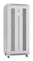 Cabeus ND-05C-27U60/60 Шкаф монтажный телекоммуникационный 19" напольный для распределительного и серверного оборудования 27U 600x600x1388mm (ШхГхВ) передняя и задняя перфорированные двери, ручка с замком, цвет серый (RAL 7035)