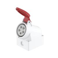 ДКС DIS5133257 Розетка настенная IP44 32A 3P+E+N 400В
