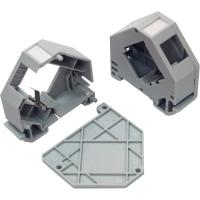 LANMASTER LAN-DRF-10K/BX-GY Бокс на DIN-рейку для установки модуля типа Keystone, серый