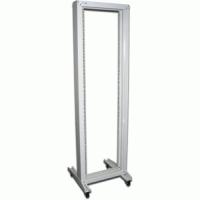 TWT TWT-RACK1-38U Стойка открытая 19", однорамная, 38U, высота 1790 мм, ширина 600 мм, на роликах, статическая нагрузка - 150 кг, цвет серый
