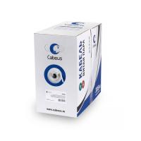 Cabeus UTP-4P-Cat.5e-SOLID-LSZH-GY Кабель витая пара UTP (U/UTP), категория 5e, 4 пары (24 AWG), одножильный, серый, LSZH, нг(А)-HF, (305 м) Cabeus UTP-4P-Cat.5e-SOLID-LSZH-GY Кабель витая пара UTP (U/UTP), категория 5e, 4 пары (24 AWG), одножильный, серый, LSZH, нг(А)-HF, (305 м)