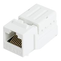 NIKOMAX NMC-KJUD2-FT-WT Модуль-вставка типа Keystone, Кат.5е (Класс D), 100МГц, RJ45/8P8C, FT-TOOL/110/KRONE, T568A/B, неэкранированный, максимальная ширина 17 мм, белый