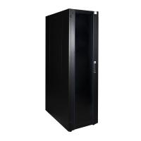 Datarex DR-700431 Шкаф напольный, телекоммуникационный 19", 36U 600х1000, передняя дверь стекло, задняя стенка сплошная, металл, черный