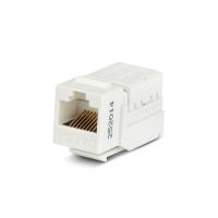 Hyperline KJNE-8P8C-C5e-90-WH Вставка Keystone Jack RJ-45(8P8C), категория 5e, 110 IDC, заделка с помощью NE-TOOL, максимальная ширина 17 мм, цвет белый