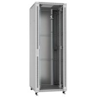 Cabeus SH-05C-47U80/80 Шкаф монтажный телекоммуникационный 19" напольный для распределительного и серверного оборудования 47U 800x800x2277mm (ШхГхВ) передняя стеклянная и задняя сплошная металлическая двери, ручка с замком, цвет серый (RAL 7035)