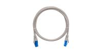 NIKOMAX NMC-PC4UE55B-030-C-GY Коммутационный шнур U/UTP 4 пары, Кат.6 (Класс E), 250МГц, 2хRJ45/8P8C, T568B, заливной, с защитой защелки, многожильный, BC (чистая медь), 24AWG (7х0,205мм), LSZH нг(А)-HFLTx, серый, 3м
