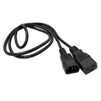 LANMASTER LAN-PP19/14-2.0-BK Шнур питания C19-C14, 3х0.75, 220В, 10А, черный, 2.0 метра