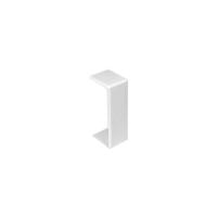 LEGRAND 638156 Накладка на стык крышек профиля для мини-каналов 40x16мм (638194, 638195), цвет белый