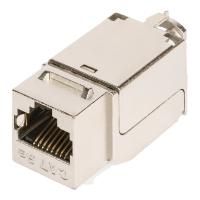 NIKOMAX NMC-KJSD2-FT-MT Модуль-вставка типа Keystone, Кат.5е (Класс D), 100МГц, RJ45/8P8C, FT-TOOL/110/KRONE, T568A/B, полный экран, максимальная ширина 17 мм, металлик