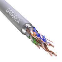 Datarex DR-140102 Кабель кат. 5е, 4 пары F/UTP, 24AWG, LSZH нг(А)-HF, серый, катушка 305