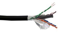 LANMASTER LAN-6EUTP-WP-OUT Кабель UTP, 4 пары, кат. 6, с перегородкой, 550Mhz, PE, внешний, с водоблок. слоем, 305 м