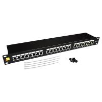 LANMASTER LAN-PPi24S5E Патч-панель 24 порта с индикаторами, STP, кат.5E, 1U