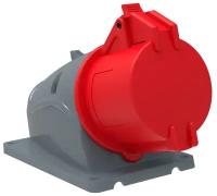 IEK PSN12-032-4 MAGNUM Розетка стационарная ССИ-124 32А 3Р+РЕ 38 IP44