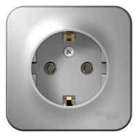 Systeme Electric BLNRA010113 Blanca открытой установки розетка с заземлением без штор. изол.пл., 16А, 250В, алюминий Systeme Electric BLNRA010113 Blanca открытой установки розетка с заземлением без штор. изол.пл., 16А, 250В, алюминий