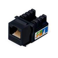 Cabeus KJ-RJ45-Cat.5e-90-BK Вставка Keystone Jack RJ-45, категория 5e, заделка тип 110, черная