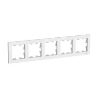 Systeme Electric ATN001305 AtlasDesign 5-постовая рамка, универсальная, лотос Systeme Electric ATN001305 AtlasDesign 5-постовая рамка, универсальная, лотос