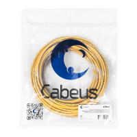 Cabeus UTP-4P-Cat.5e-SOLID-LSZH-YL-25 Кабель витая пара UTP (U/UTP), категория 5e, 4 пары (24 AWG), одножильный, желтый, LSZH, нг(А)-HF, (25 м) Cabeus UTP-4P-Cat.5e-SOLID-LSZH-YL-25 Кабель витая пара UTP (U/UTP), категория 5e, 4 пары (24 AWG), одножильный, желтый, LSZH, нг(А)-HF, (25 м)