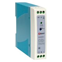 EKF DR-M-20W-12 Блок питания на дин рейку 20Вт,Uвх ~ 220 В AC m, Uвых - 12 В DC постоянного тока