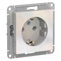 Systeme Electric ATN000443 AtlasDesign Розетка с заземлением, 16А, механизм, жемчуг