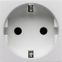 Daccord 4521046 Розетка с заземлением - винтовые зажимы - без шторок 16А 250В - 90°- 2 модуля - белый