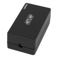 NETLAN EC-UCB-IDC-UD2-BK-10 Кабельный соединитель IDC-IDC, Кат.5e (Класс D), 100МГц, KRONE, T568A/B, неэкранированный, черный, уп-ка 10шт.