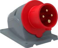 IEK PSN52-016-4 MAGNUM Вилка стац. ССИ-514 16А-6ч 380В 3P+PE IP44