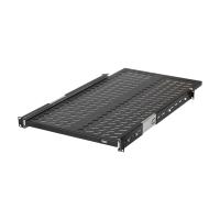 NIKOMAX TLK-SHFC-800R-BK Полка выдвижная 19", Ш418хГ800мм, для шкафа и стойки глубиной 1000мм, черная