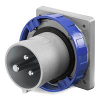 ДКС DIS24612593 Вилка панельная прямая IP67 125А 2P+E 250В