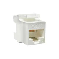 ДКС RNK5EU180WH Модуль Keystone RJ45 CAT 5E неэкранированный (UTP), 180 градусов, белый