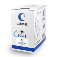 Cabeus UTP-4P-Cat.5e-PATCH-BL Кабель витая пара UTP (U/UTP), категория 5e, 4 пары, (24 AWG), многожильный (patсh), PVC нг(А)-LS, синий (305 м)